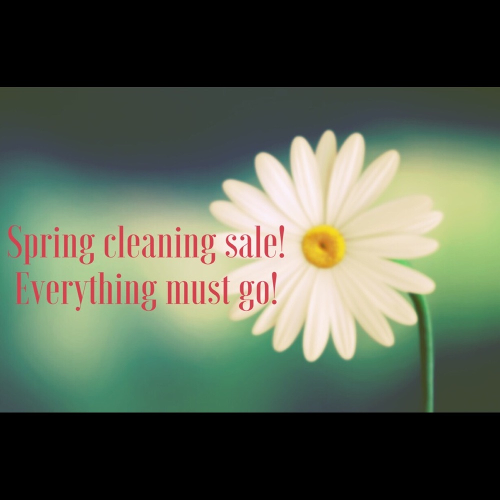 Spring Cleaning- everything must go!